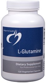 L-Glutamine 850mg - 120 Vegetarian Capsules - Designs for Health