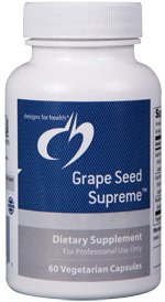 Grape Seed Supreme - 60 Vegetarian Capsules - Designs for Health