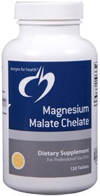 Magnesium Malate Chelate - 120 Tablets - Designs for Health