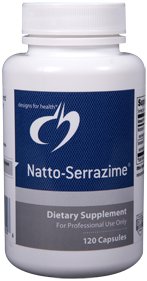 Natto-Serrazime - 120 Capsules - Designs for Health
