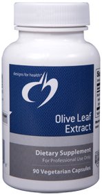 Olive Leaf Extract 500mg - 90 Vegetarian Capsules - Designs for Health