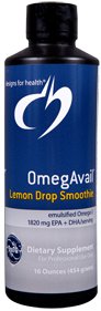 OmegAvail Lemon Drop Smoothie - 16 fl oz - Designs for Health