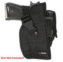 Black Airsoft Gun Holster - Right Side