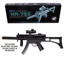 Airsoft Rifle w/ Blue Night Light