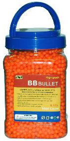 Bottle of 5,000 6mm BB's Color- Yellow
