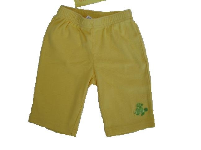 GYMBOREE Bloop Yellow Turtle Pants 0-3 Mo NWT