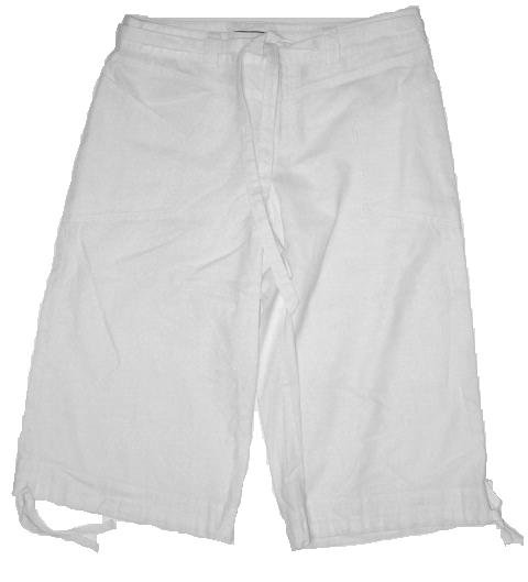JONESWEAR White Linen Crop Pants Sz 8 NEW $44