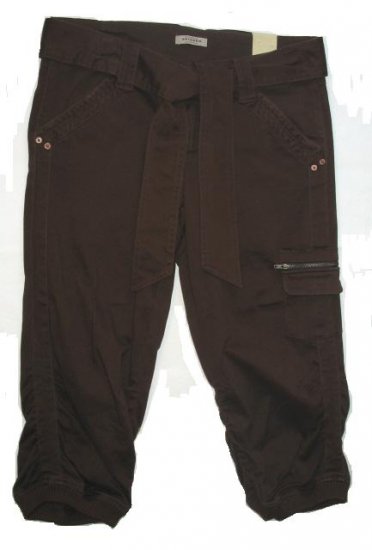 ARIZONA Rust Brown Juniors Capri Pants Sz 13 NEW $34