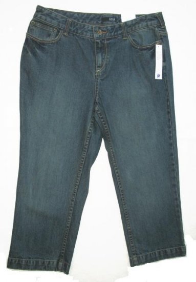 ANA Denim Capri Pants 16 Petite NEW $32