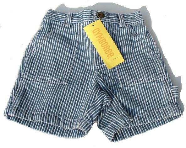 GYMBOREE My Dinosaur Stripe Shorts Boys 6-12 Mo NEW
