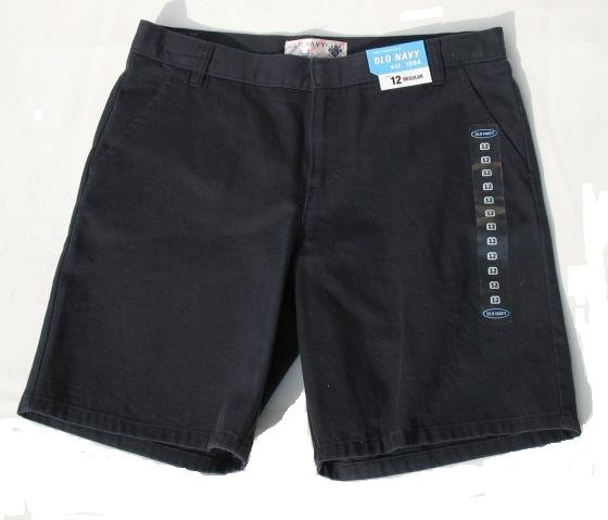 OLD NAVY Navy Blue Uniform School Shorts Girls 12 R NEW