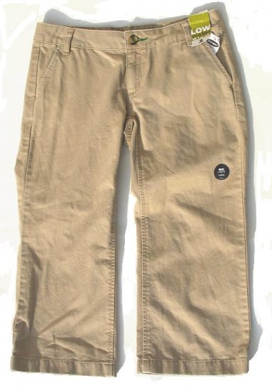 OLD NAVY Tan Khaki Capri Pants 1 NEW (402560)