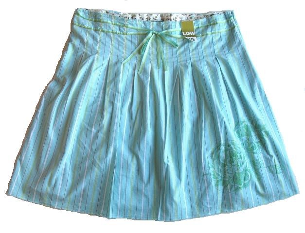 OLD NAVY Womens Aqua Ribbon Skirt 20 NEW $29