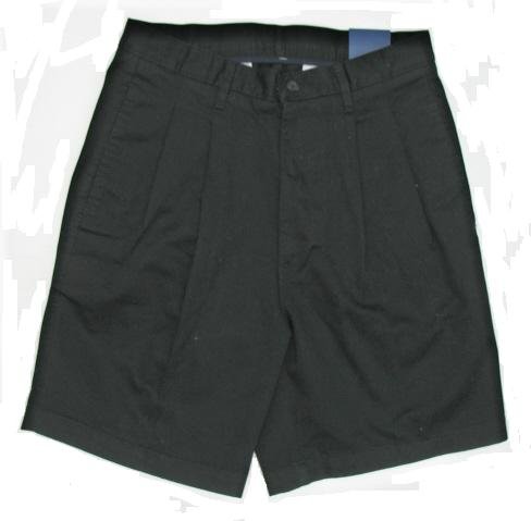 OLEG CASSINI Casuals Mens Black Twill Shorts 32 NEW