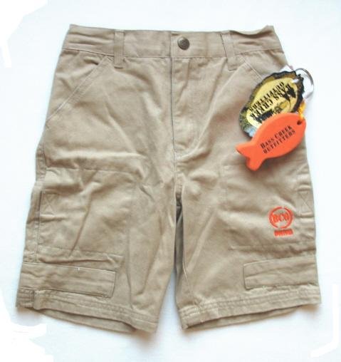 BASS CREEK Boys Tan Denim Shorts 4 4T NEW