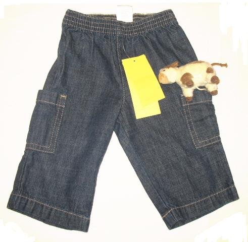GYMBOREE Boys E I E I O Cow Jeans 3 6 Mo NEW