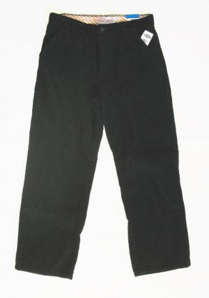 OLD NAVY Boys Black Corduroy Pants 14 Husky NEW