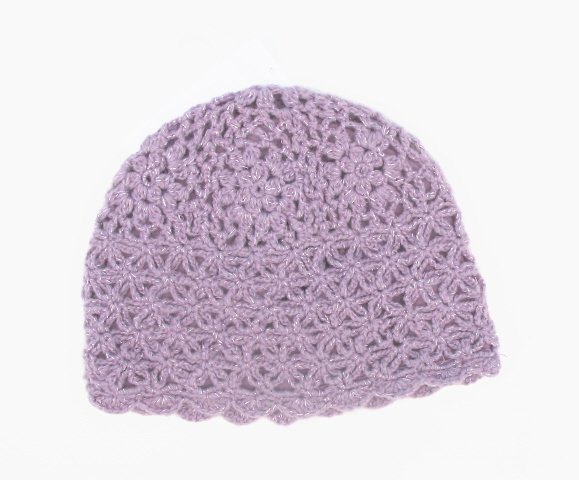 OLD NAVY Girls Purple Knit Beanie Winter Cap 12 18 24 Mo NEW