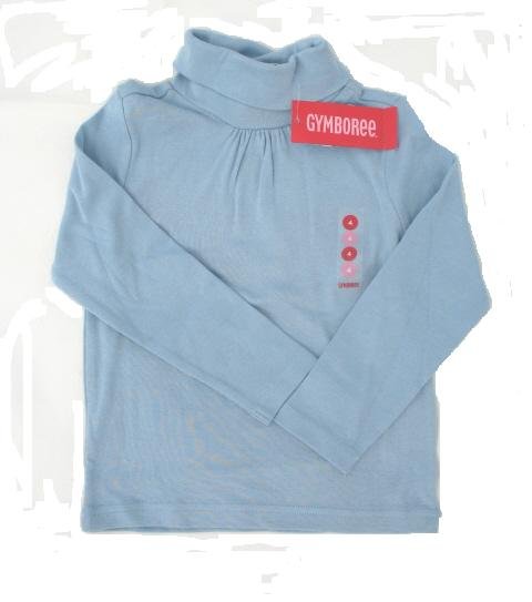 GYMBOREE La Belle Epoque Girls Blue Turtleneck Shirt Top 4 4T NEW