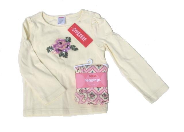 GYMBOREE La Belle Epoque Girls Leggings Shirt Top Set Outfit 3 3T NEW