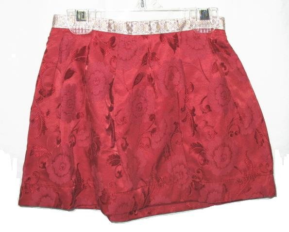 OLD NAVY Girls Red Satin Holiday Skirt 3T NEW