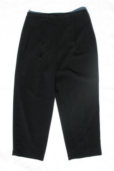 LE SUIT Womens Plus Black Pleated Dress Pants 18W NWT NEW