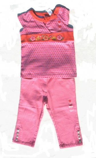 GYMBOREE Tea Garden Girls Capri Pants Top Set 6 NWT NEW