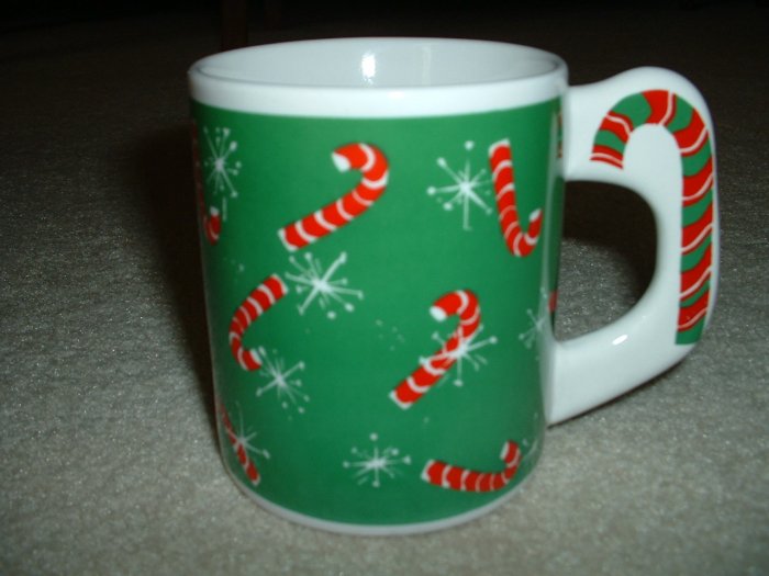 Candy Cane Holiday Mug
