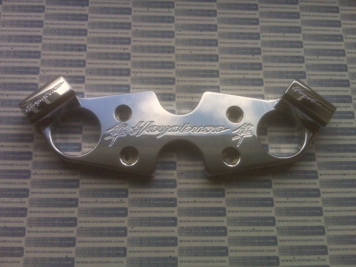 NYC Parts Triple Chrome Carries Suzuki GSXR1300 (99-07) Hayabusa Triple Chrome Triple Trees