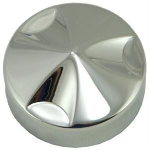 NYCPARTS TRIPLE CHROME CARRIES POINTED KAWASAKI YAMAHA SUZUKI YOKE CAPS TRIPLE CHROME