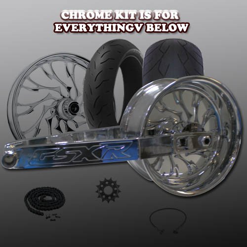 NYC PARTS TRIPLE CHROME CARRIES 300 FAT TIRE KITS