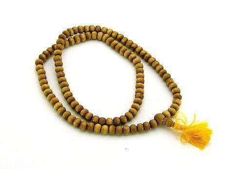 Grade A Natural Sandalwood Mala 108 8mm beads