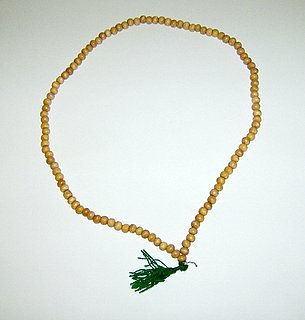 Wood Prayer Mala 108 7mm Beads