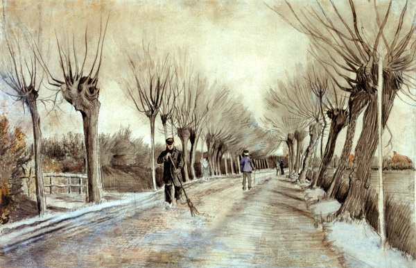 Road in Etten 1881 landscape canvas art print by Vincent van Gogh