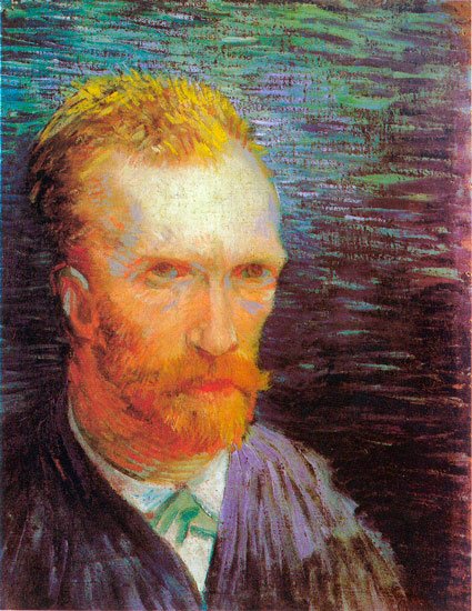 Self-Portrait II 1887 man canvas art print by Vincent van Gogh