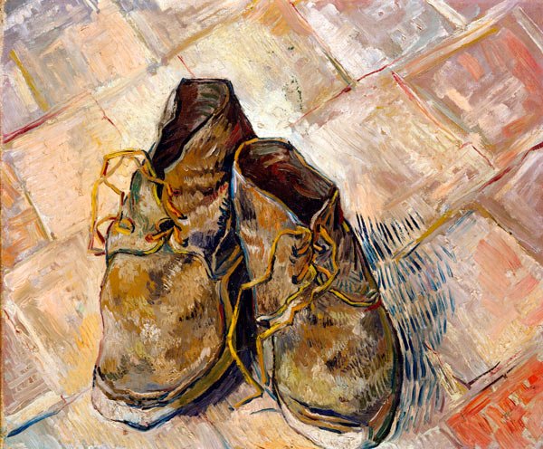 Shoes 1888 canvas art print by Vincent van Gogh