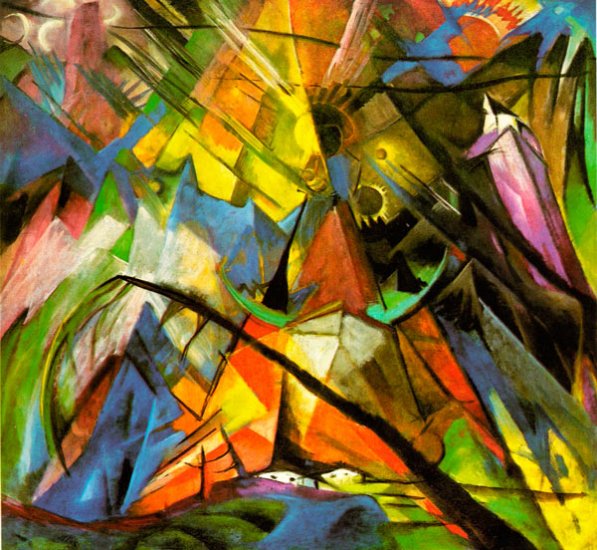 Tyrol canvas art print by Franz Marc