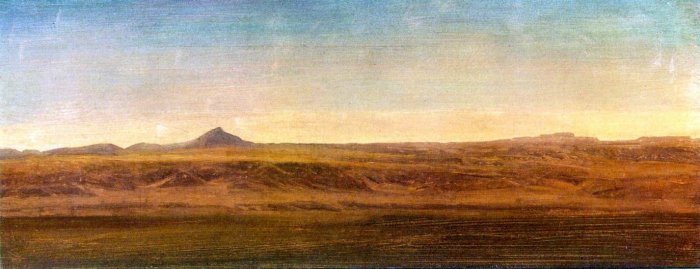 At the Level American West landscape canvas art print by Albert Bierstadt
