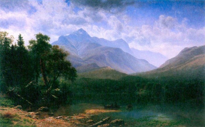 Mt. Washington American West landscape Washington state WA canvas art print by Albert Bierstadt