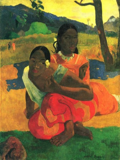 When You Hear women canvas art print by Paul Gauguin