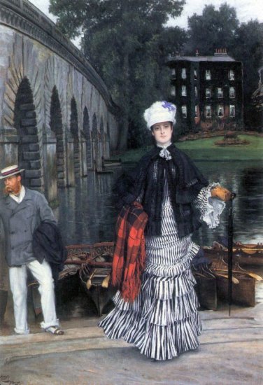 Return of the Boat Trip canvas art print by Tissot