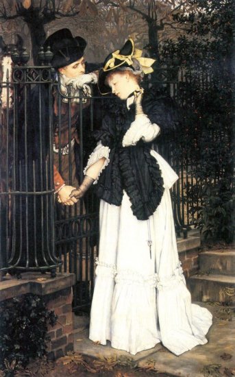 The Farewell woman canvas art print by Tissot