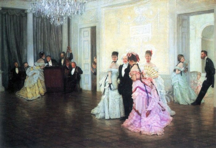 Too Soon women canvas art print by Tissot