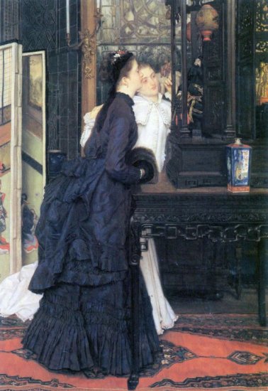 Young Women with Japanese Goods canvas art print by Tissot