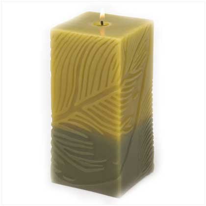FOLIOLE SQUARE PILLAR CANDLE