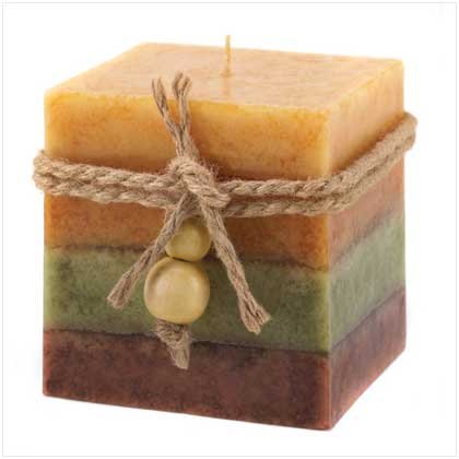 GOLDEN SPICE SQUARED CANDLE