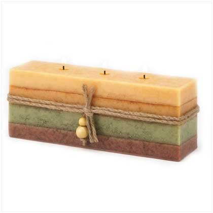 GOLDEN SPICE BRICK CANDLE