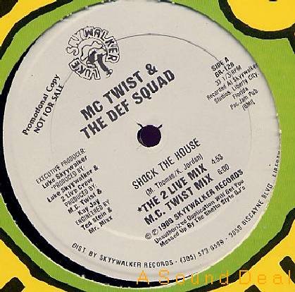 MC TWIST DEF SQUAD SHOCK THE HOUSE OG '89 NM DJ PRO 12"