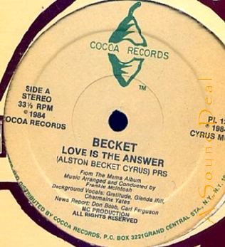 BECKET DJ MIKEY JARRETT'86 COCOA 12" LOVE IS THE ANSWER