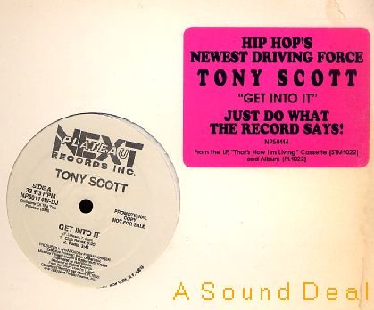 TONY SCOTT Get Into It '90 DJ 12" HIP HOUSE